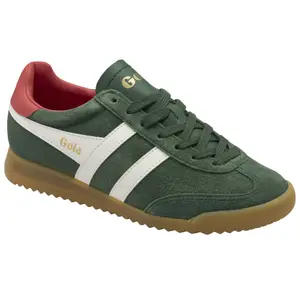 Lace-up suede trainers for women Gola Torpedo image-1