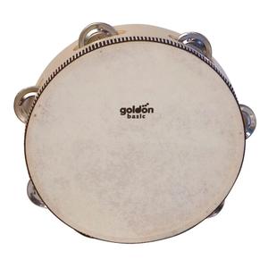 m6122-jingle-tambourine-goldon-natural-25-cm
