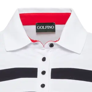 Polo de mujer Golfino Classic tricolore image-3