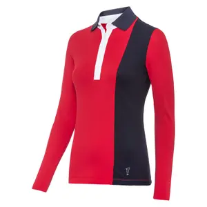 Polo femme Golfino Classic tricolore image-2