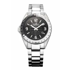 gt035-uhr-mit-armband-aus-poliertem-und-geburstetem-stahl-golftime-silber-schwarz-tu