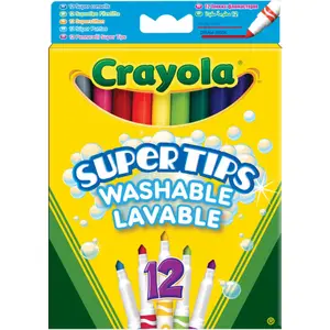 Pack of 12 brightly colored drawing pens Goliath image-0