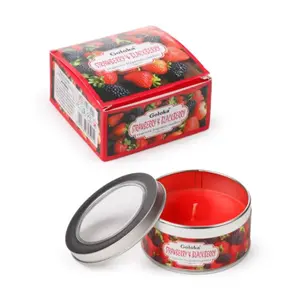 Sojawachs Kerze Erdbeere & Brombeere Goloka image-0