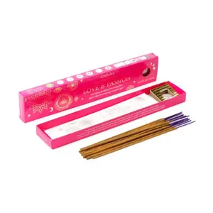 Encens Goloka Love & Passion Rose & Quartz Rose (x10) image-0