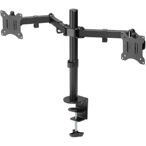 Dual monitor mount Goobay Double Flex 17"-32
