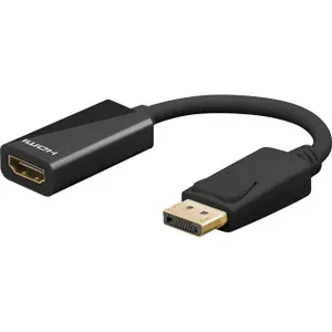 Καλώδιο προσαρμογέα DisplayPort αρσενικό σε HDMI θηλυκό Goobay