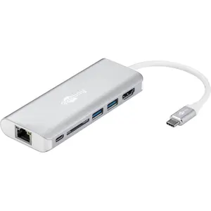 Station d'accueil portable USB-C 3.0 multiport 4K Goobay