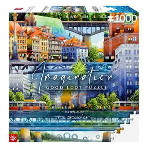 Puzzle de 1000 piezas Good Loot Tytus Brzozowski Imagination Warsaw Bridges image-0