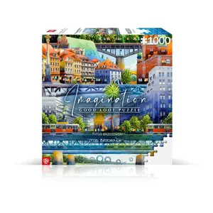 Puzzle de 1000 piezas Good Loot Tytus Brzozowski Imagination Warsaw Bridges image-1