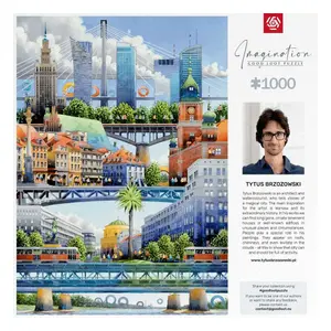 Puzzle de 1000 piezas Good Loot Tytus Brzozowski Imagination Warsaw Bridges image-2