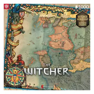 Puzzle da 1000 pezzi Good Loot The Witcher 3 Gaming The Northern Kingdoms image-0