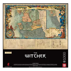 Puzzle da 1000 pezzi Good Loot The Witcher 3 Gaming The Northern Kingdoms image-1