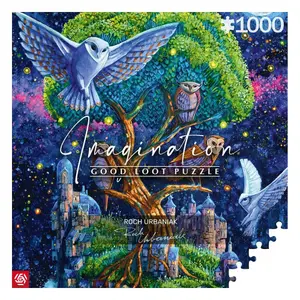 1000-piece puzzle Good Loot Roch Urbaniak Imagination Owl Island / Wyspa Sów image-0