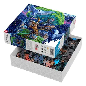 1000-piece puzzle Good Loot Roch Urbaniak Imagination Owl Island / Wyspa Sów image-4