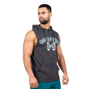 Sleeveless hooded T-shirt Gorilla Wear Chico image-0