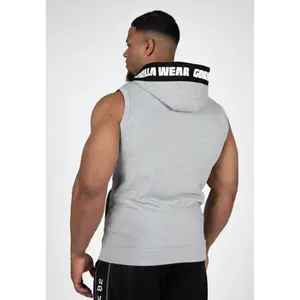 Casaco com capuz sem mangas Gorilla Wear Milwaukee image-4