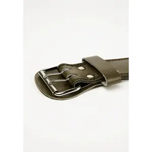 Padded leather lifting belt Gorilla Wear 4" image-3