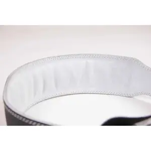 Padded leather lifting belt Gorilla Wear 4" image-3