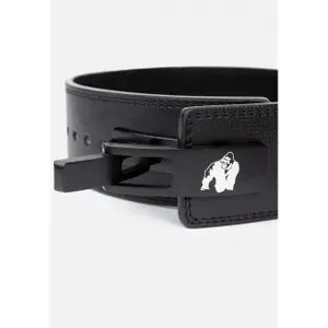Carbon leather lifting belt Gorilla Wear 4" image-1