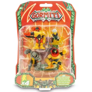 Set of 4 figurines Gormiti 5 cm image-0