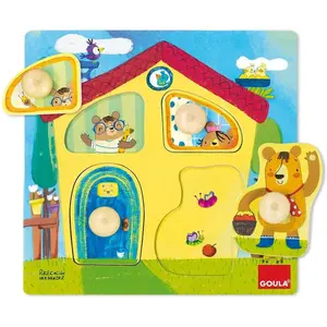 Wooden puzzle Goula Casa Osos image-0