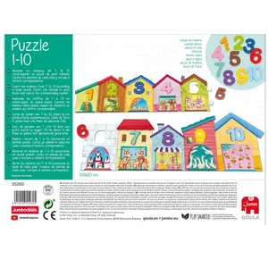 1-10 wooden puzzle Goula image-2
