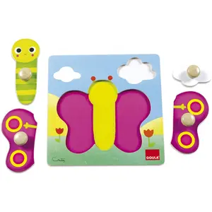 Wooden puzzle lace butterfly Goula image-2