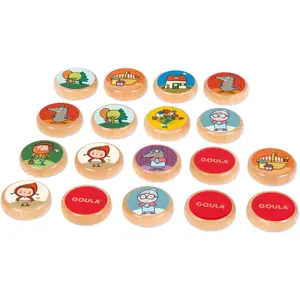 Wooden memorabilia game Little Red Riding Hood Goula image-1