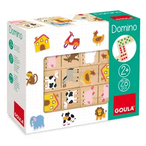 Board games dominoes wooden farm Goula image-0