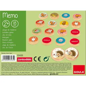 Wooden memory games Goula Tom et ses amis image-2
