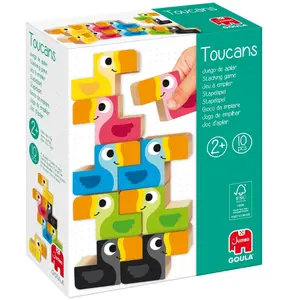 Wooden stacking game Goula Toucan image-0