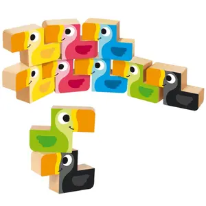Wooden stacking game Goula Toucan image-2