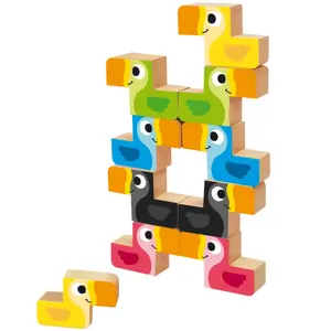 Wooden stacking game Goula Toucan image-3