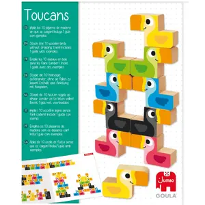 Wooden stacking game Goula Toucan image-5