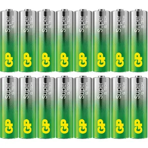 Batteria GP Batteries Alcaline Super type AA (LR6) 1,5V (x16) image-1