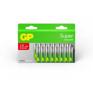 Batteria GP Batteries Alcaline Super type AA (LR6) 1,5V (x16) image-2