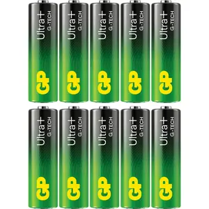 Batteria GP Batteries Alcaline Ultra Plus type AA (LR6) 1,5V (x10) image-1
