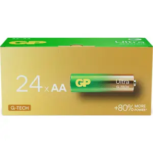Batteria GP Batteries Alcaline Ultra type AA (LR6) 1,5V (x24) image-2
