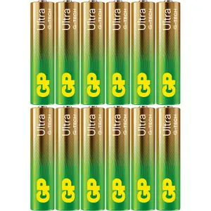 Batteria GP Batteries Alcaline Ultra type AAA (LR03) 1,5V (x12) image-1