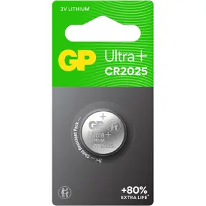 Bateria descarregada GP Batteries GP Batteries Ultra Plus CR2025 image-1