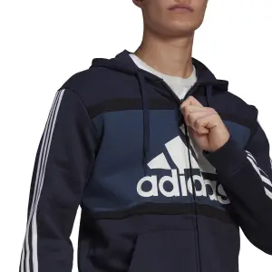Kapuzensweatshirt adidas Essentials Colorblock Logo image-6