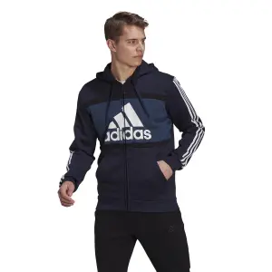 Kapuzensweatshirt adidas Essentials Colorblock Logo image-2