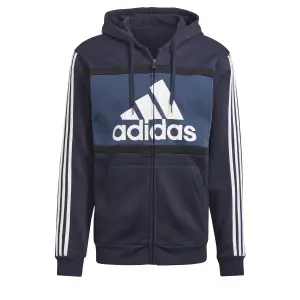 Kapuzensweatshirt adidas Essentials Colorblock Logo image-0