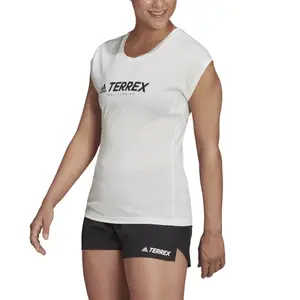 Camiseta de mujer adidas Terrex Primeblue Trail Functional Logo image-2