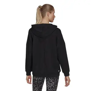 Women's hooded sweatshirt adidas Sportswear Leopard-Print Oversize image-4