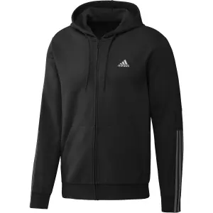 Giacca con cappuccio adidas Essentials Doubleknit Cut 3-Bandes Full-Zip image-1