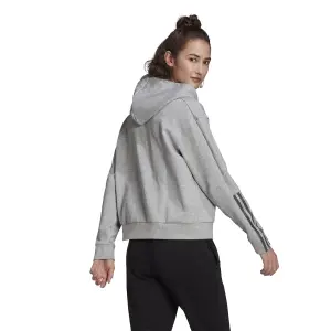 Sweatshirt zippé à capuche femme adidas Essentials Loose-Cut 3-Bandes image-5