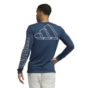 Camiseta de manga larga adidas FB Hype image-4