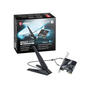Network card MSI PCIe WiFi 7 Herald (BE9400) image-4