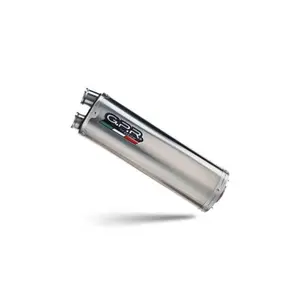 Silencer μοτοσικλέτας βουρτσισμένο ανοξείδωτο εγκεκριμένο GPR Tech Dual Honda Crf 1000 L Africa Twin 2018/2020 e4 image-2
